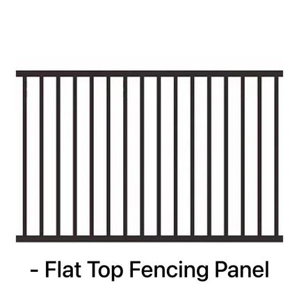 FLAT TOP FENCE PANEL