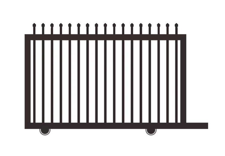 INDUSTRIAL SPEAR TOP SLIDING GATE- 1200mm
