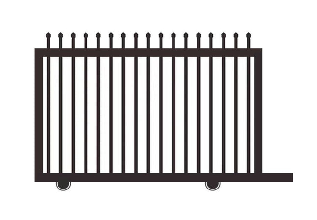 PUNCHED & CRIMPED TOP SLIDING GATE- 1200mm