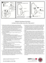 GRAVITY LATCH- DOUBLE SIDED