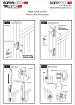 PEDESTRIAN MAGNETIC TOP PULL LATCH