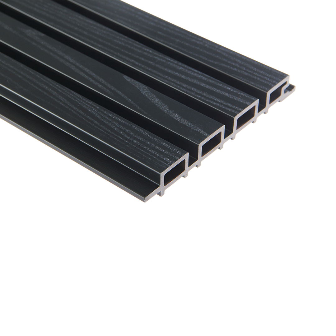BLACK CAPPED CLADDING- 220x25x5.8mm