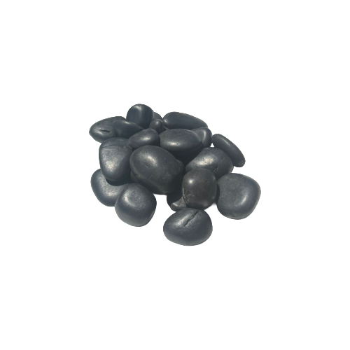 BLACK PEBBLES- 20KG BAG