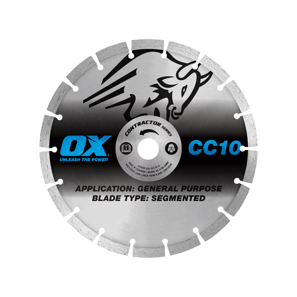OX CONTRACTOR SEGMENTED DIAMOND BLADE- 230mm