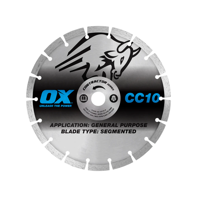 OX CONTRACTOR SEGMENTED DIAMOND BLADE- 230mm