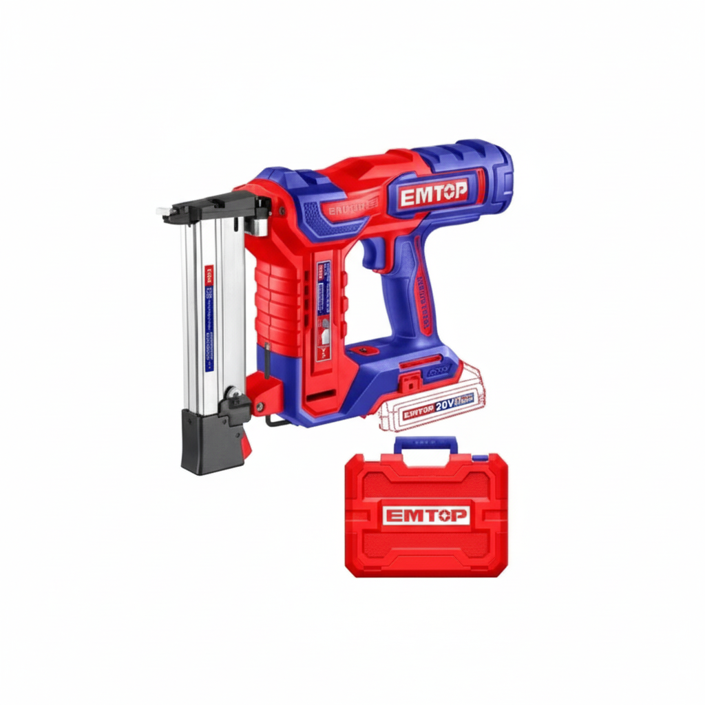 EMTOP Cordless Crown Stapler Nailer (Body Only) Nail Type: K10~K40 ELCSNLI6005