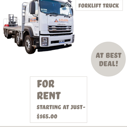 FORKLIFT TRUCK {Pricing per hour}