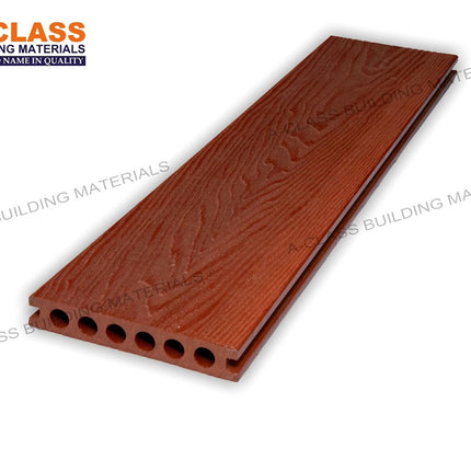 COMPOSITE DECKING HOLLOW CORE BOARDS- Red 3D