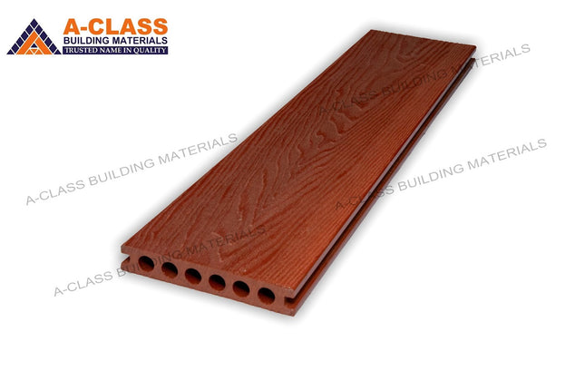 COMPOSITE DECKING HOLLOW CORE BOARDS- Red 3D