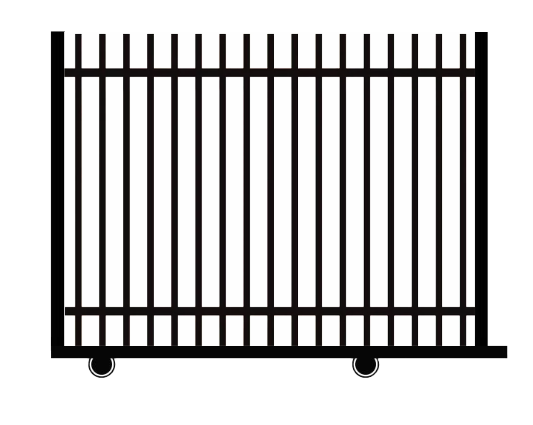 ROD TOP SLIDING GATE- 1200mm