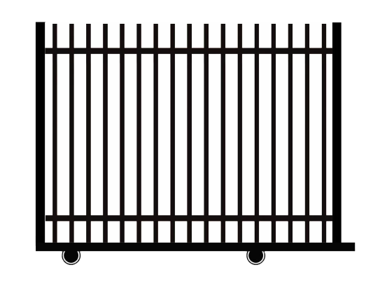 RING TOP SLIDING GATE- 1200mm