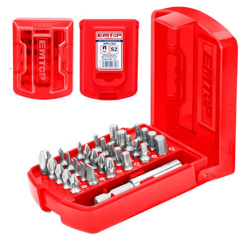 EMTOP 62 Pc screwdriver bits set