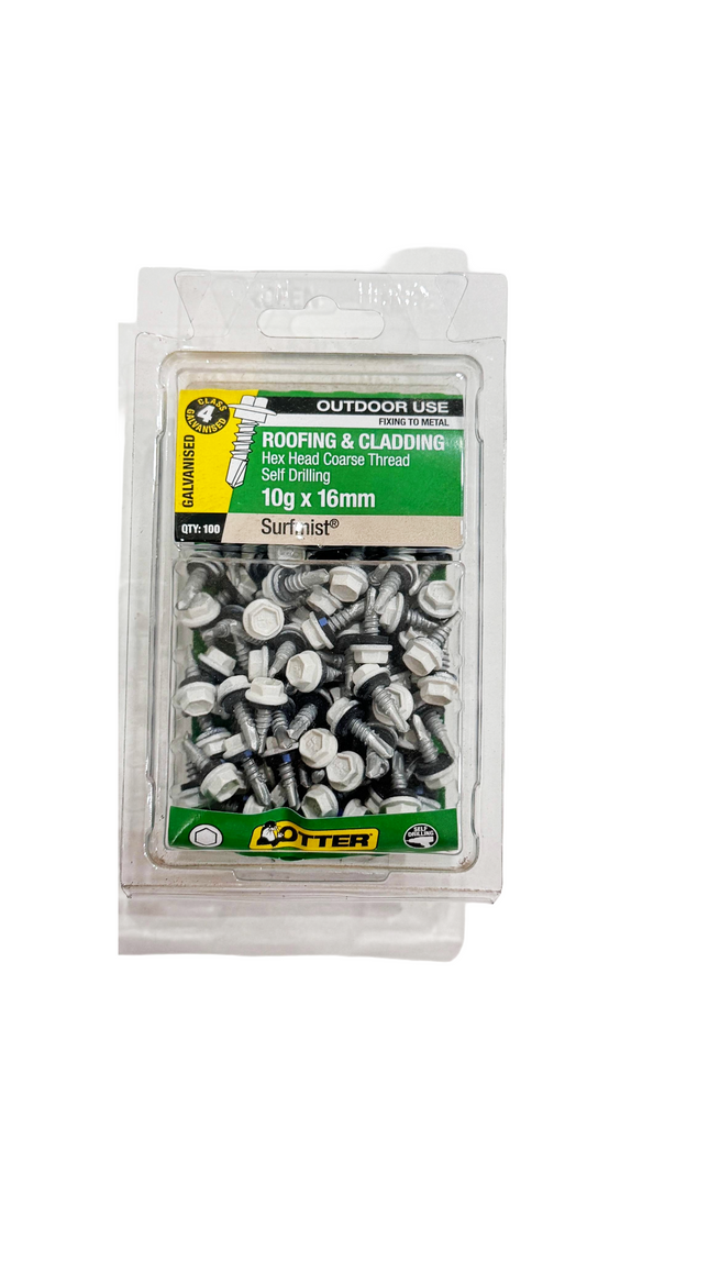 COLORBOND FENCE SCREWS [PACK OF 100]- SURFMIST