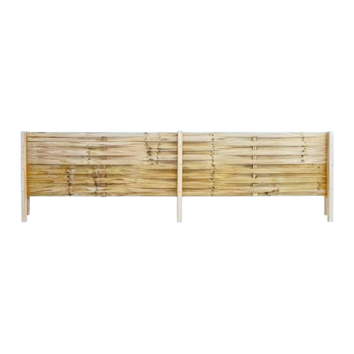TIMBER LATTICE WOVEN- 2700 x 500mm With Legs