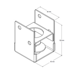 VUETRADE TRADIES’ BOLT DOWN POST SUPPORTS