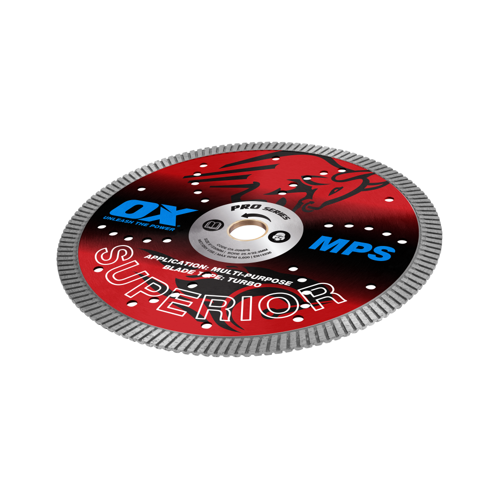 OX PRO MPS GP TURBO SUPERIOR DIAMOND BLADE- 9 INCH