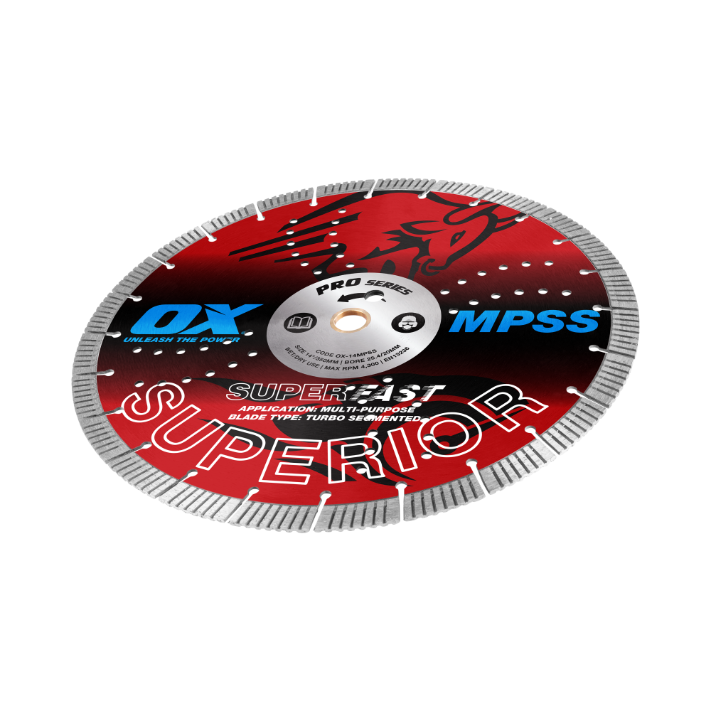 OX PRO TURBO SUPERIOR DIAMOND BLADE- 14 INCH